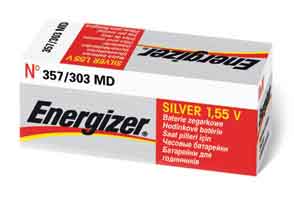 ENERGIZER 357-303 WATCH BATTERY
