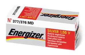 ENERGIZER 377-376 WATCH BATTERY