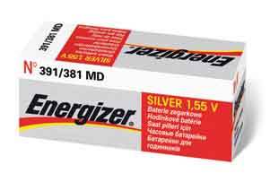 ENERGIZER 391-381 WATCH BATTERY