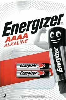 ENERGIZER AAAA ALKALINE 2PK BATTS