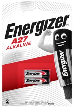 ENERGIZER A27 ALKALINE 2PK BATTS