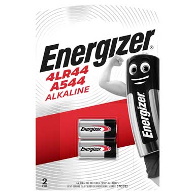 ENERGIZER 4LR44 ALKALINE 2PK BATTS