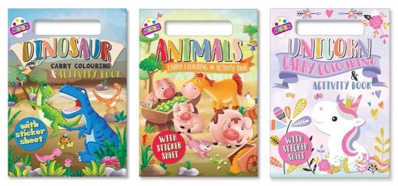 A4 CARRY COLOURING & ACTIVITY PAD