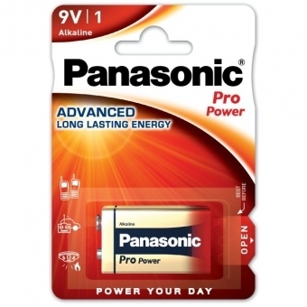 PANASONIC 9V 1PK PRO POWER BATT