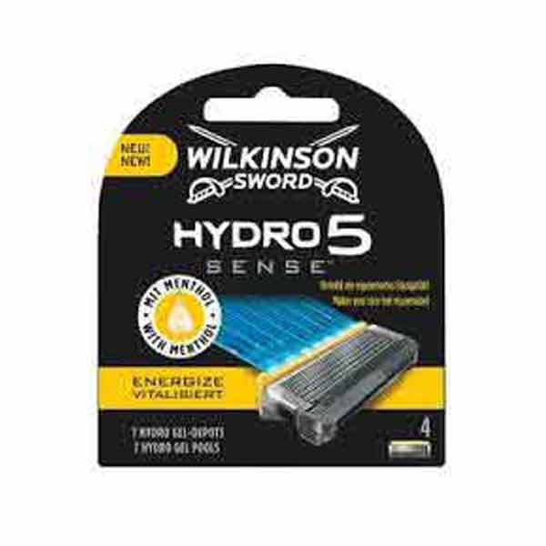 W/S HYDRO 5 SENSE BLADES 4 PACK