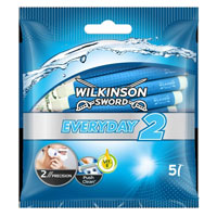 W/S EVERYDAY 2 MALE RAZORS 5PK