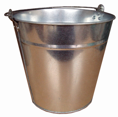 GALVANISED BUCKET 12 LITRE