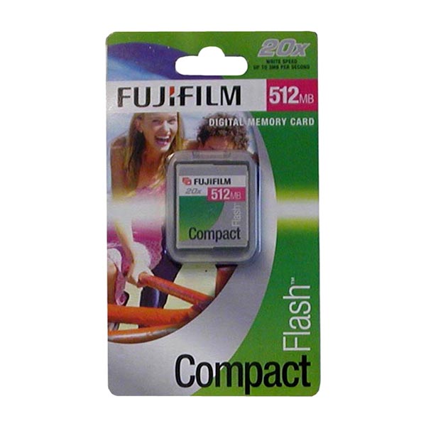 FUJI CF MEMORY CARD 512MB