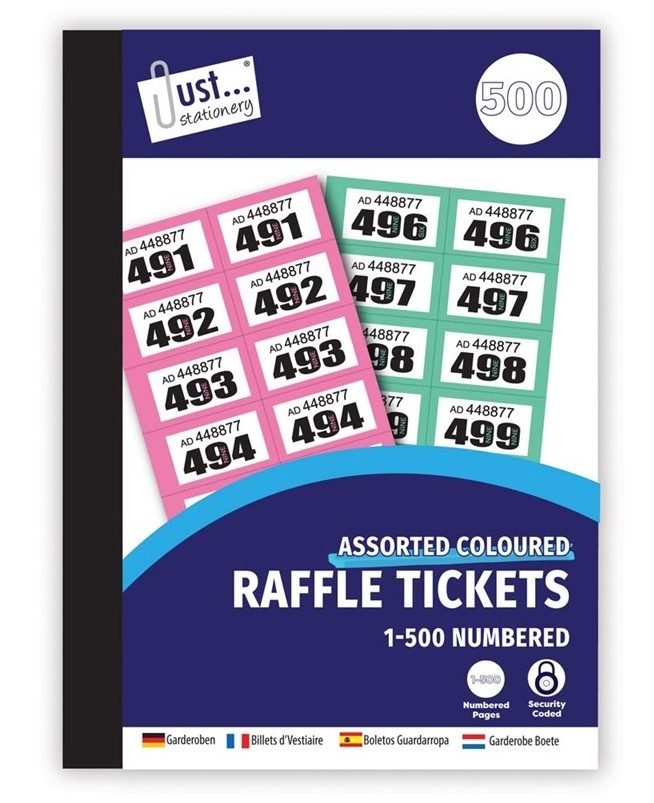J/S 500 CLOAKROOM & RAFFLE TICKETS