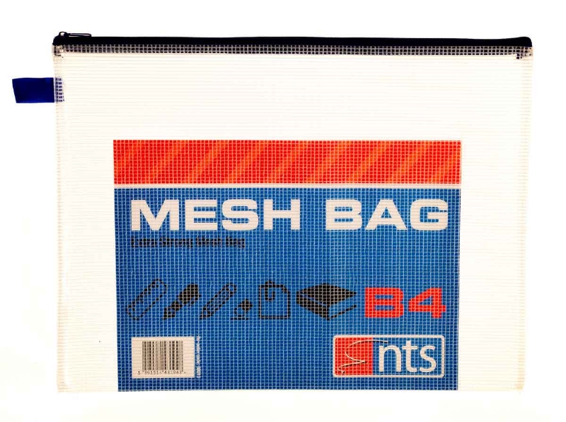 NTS A4 MESH ZIPPED BAG
