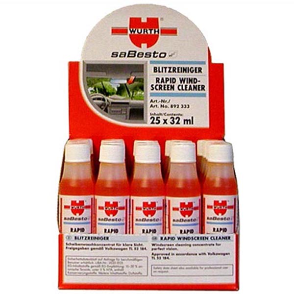 WURTH RAPID SCREEN WASH 32ML