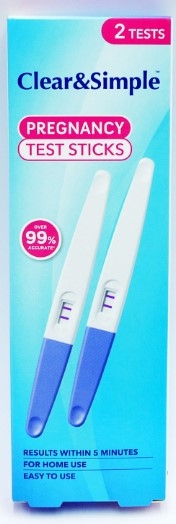 CLEAR&SIMPLE MIDSTREAM PREG TEST2PK