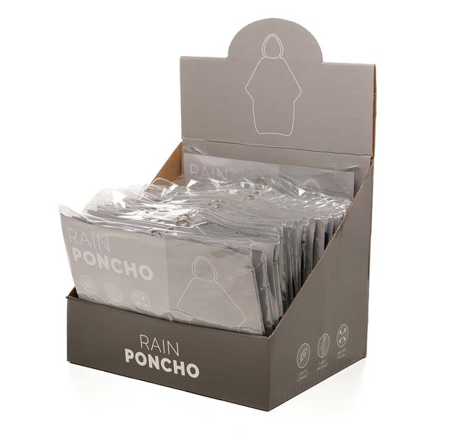 ADULT EMERGENCY PONCHO IN CDU GREY
