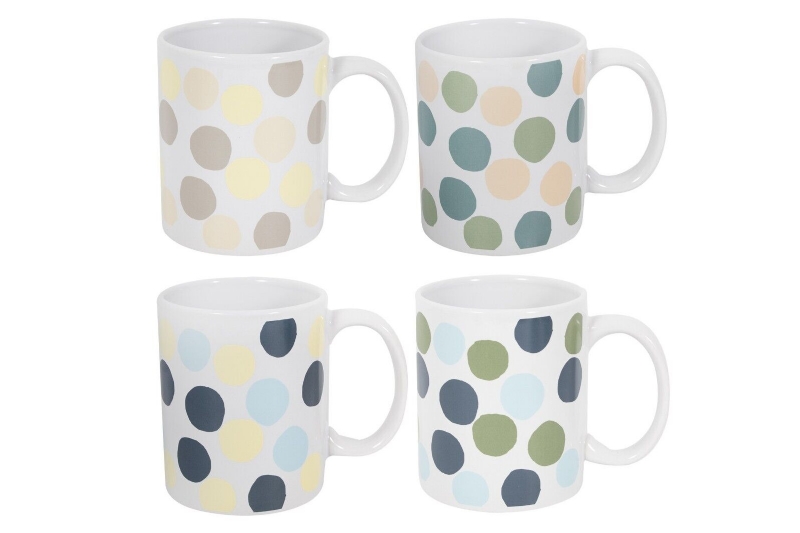 NEUTRAL POLKA DOT MUG 325ML