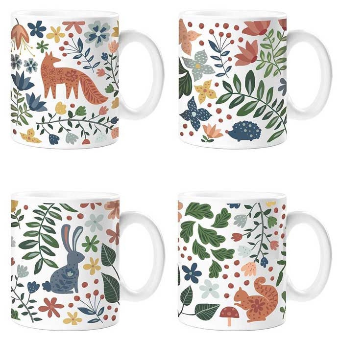 STRAIGHT WOODLAND MUG 325ML