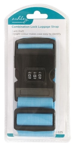 COMBINATION LOCK LUGGAGE STRAP