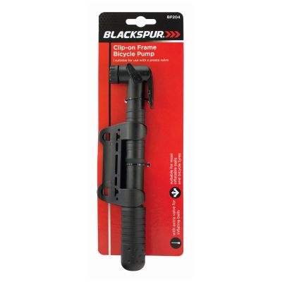 B/SPUR BICYCLE PUMP CLIP ON FRAME