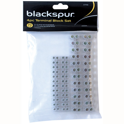 B/SPUR TERMINAL BLOCK SET 3/5AMP 4P