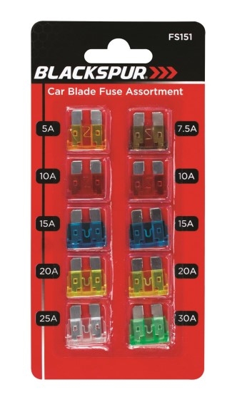B/SPUR 5-30A MIXED BLADE FUSES