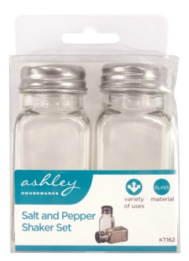 ASHLEY SALT AND PEPPER SHAKER SET