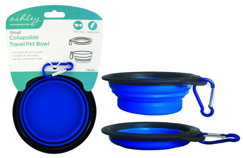 ASHLEY SMALL COLLAPSIBLE PET BOWL