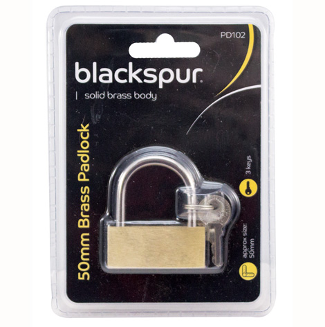 B/SPUR 46mm BRASS PADLOCK