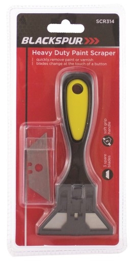 HEAVY DUTY PAINT SCRAPER W 3 BLADES
