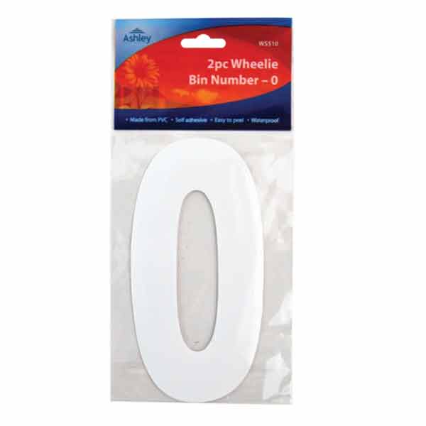 ASHLEY NUMBER 0 WHEELIE BIN 2PK