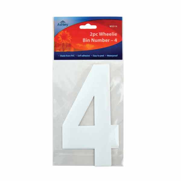 ASHLEY NUMBER 4 WHEELIE BIN 2PK