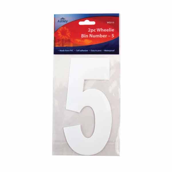 ASHLEY NUMBER 5 WHEELIE BIN 2PK