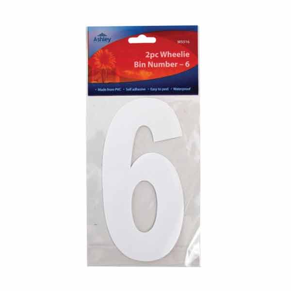 ASHLEY NUMBER 6 WHEELIE BIN 2PK