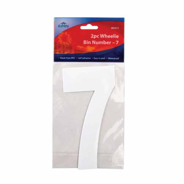 ASHLEY NUMBER 7 WHEELIE BIN 2PK