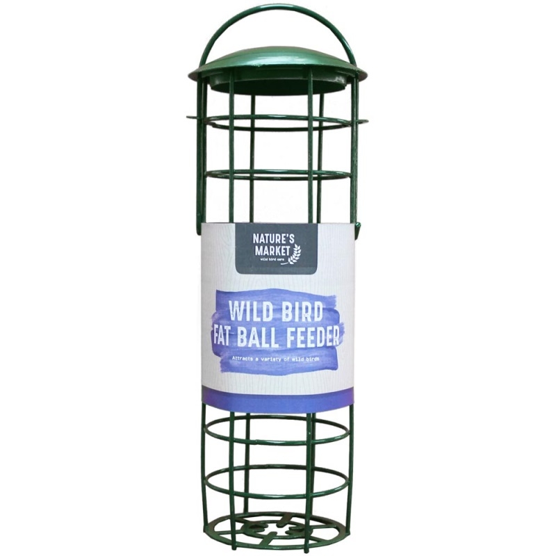 GREEN SUET FAT BALL BIRD FEEDER