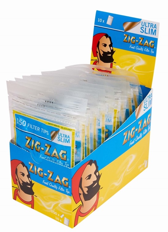 ZIGZAG ULTRA SLIM FILTER TIPS 150PK