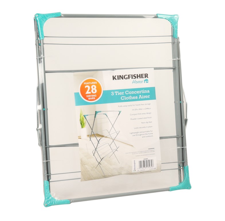 K/F 3 TIER CONCERTINA CLOTHES AIRER