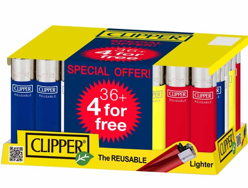 CLIPPER CLASSIC FLINT LIGHTER 36+4