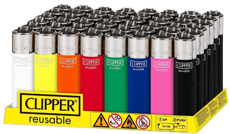 CLIPPER CLASS COLOURED LIGHTER 37+3
