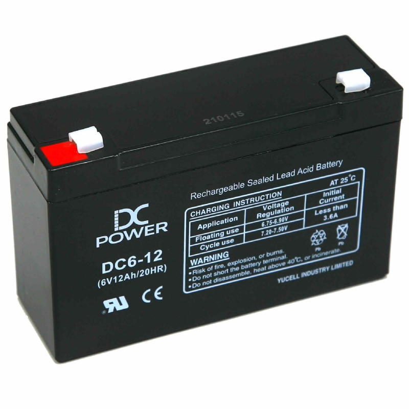 DC6-12 SLA BATTERY