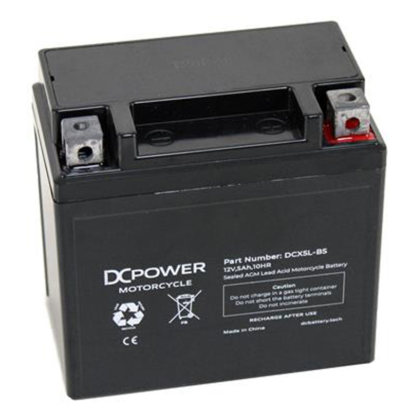 DCX5L-BS MOTORCYCLE BATTERY