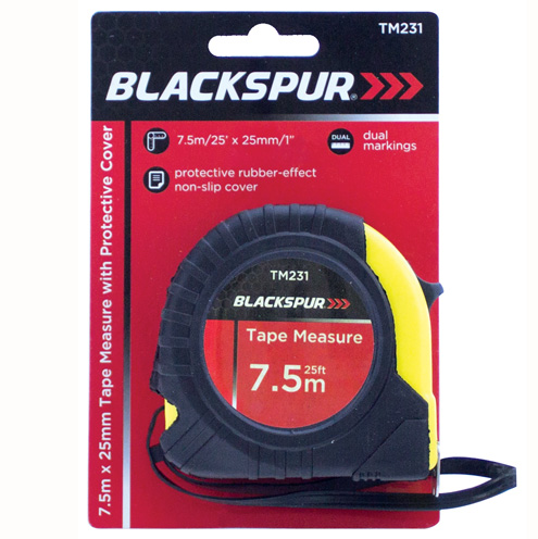 B/SPUR TAPE MEASURE 7.5 METRE