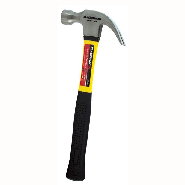 B/SPUR 16oz FIBREGLASS CLAW HAMMER