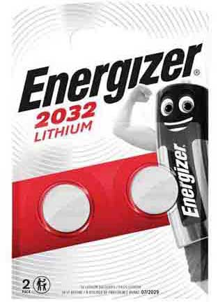 ENERGIZER CR2032 LITHIUM 2PK BATTS