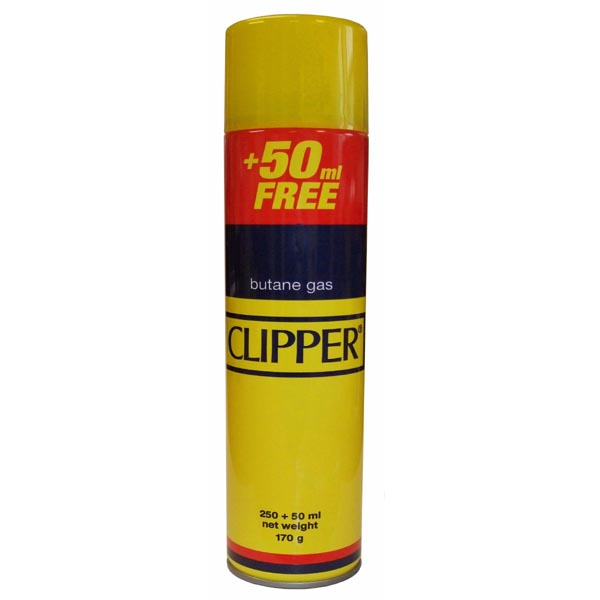 CLIPPER LIGHTER BUTANE GAS 250ML