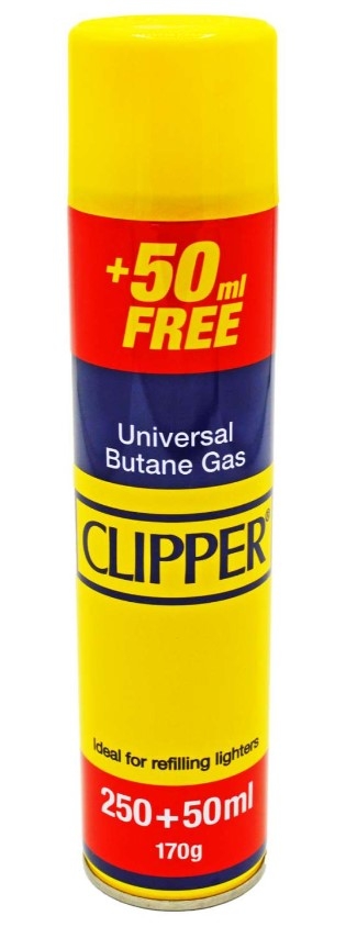 CLIPPER LIGHTER BUTANE GAS 250ML