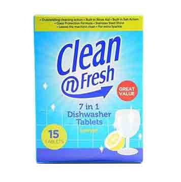 CLEAN 'N' FRESH DISHWASH TABS 15PK