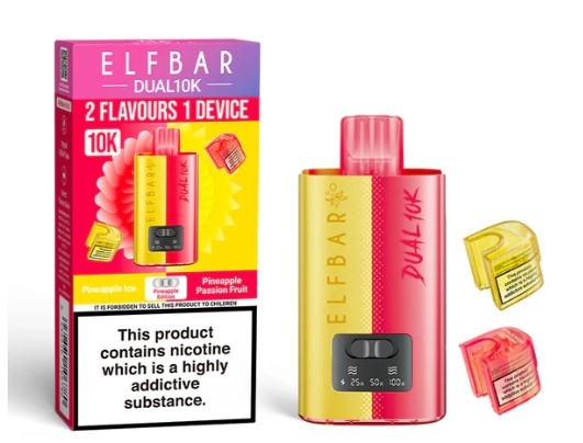 ELF BAR DUAL 10K PINEAPPLE EDITION