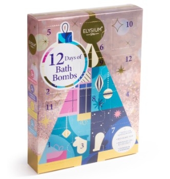 ELYSIUM BATH BOMB CALENDAR 30GX12