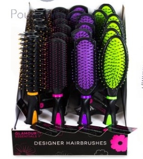 GLAMOUR HAIRBRUSHES IN CDU 4