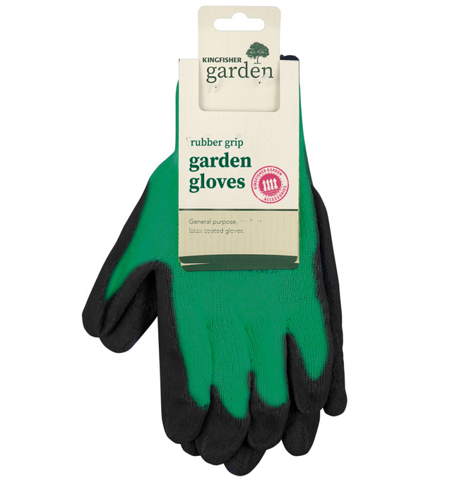 KF MEDIUM RUBBER GRIP WORK GLOVES