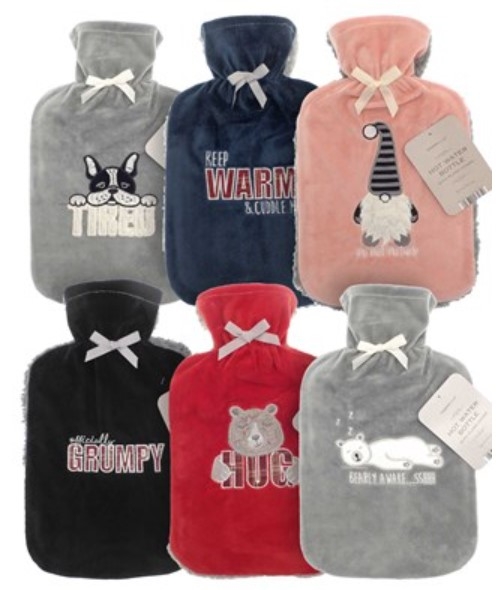 HOT WATER BOTTLE PLUSH APP + SHERPA